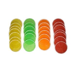 Citrus Coasters Collection Slices Acrylic  Lot Of 26 Vintage 3⅞" D Bargains Buys